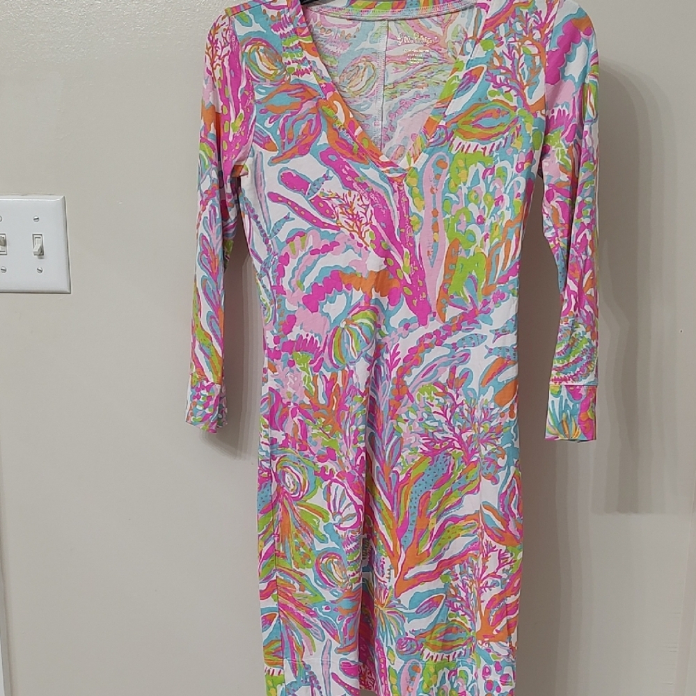 Lilly Pulitzer Vibrant Long Sleeve Dress